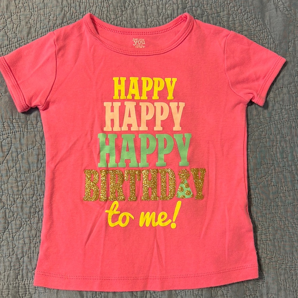 4T Girls Birthday Shirt Carter’s